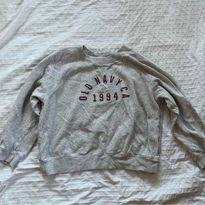 Old Navy Gray Fleece Jacket